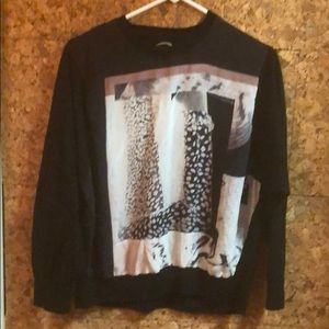 All saints black sweater